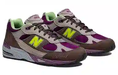 New Balance 991 Brown Purple