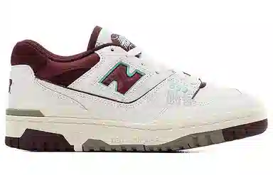 New Balance NB 550 White Burgundy