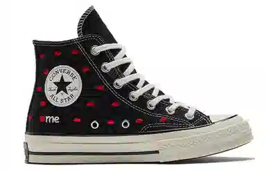 Converse 1970s High Top Black Red