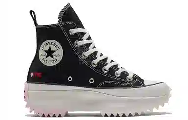 Converse Run Star Hike Black White Red