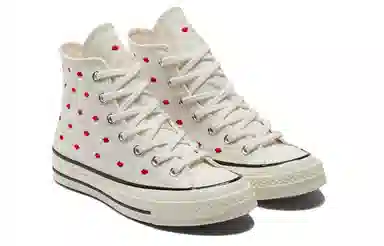 Converse 1970s Chuck Taylor All Star Valentine's Day High Top White Red