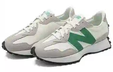 New Balance 327 White Grey Green