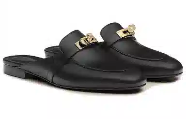 Hermes Oz Mule Black