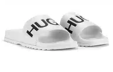 HUGO BOSS Slides White