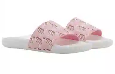 Lanvin Slides Pink White