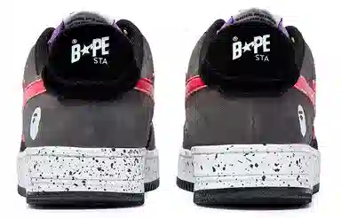 Bape STA Low Grey Pink
