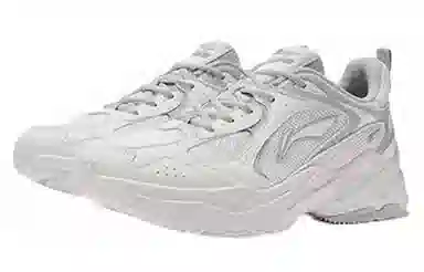 LiNing Running Shoes White Grey