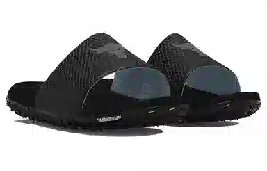 Under Armour Project Rock Slides Black