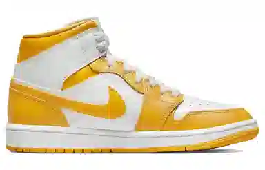 Jordan Air Jordan 1 Mid White Yellow