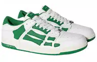 AMIRI Skel-top White Green