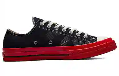 CDG x Converse 1970s Chuck Taylor All Star Ox Black Red
