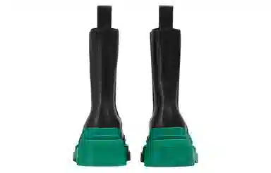 Bottega Veneta Tire Chelsea Boots Turquoise