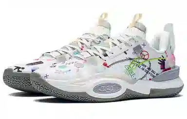 LiNing All City 10 V1 White Graffiti