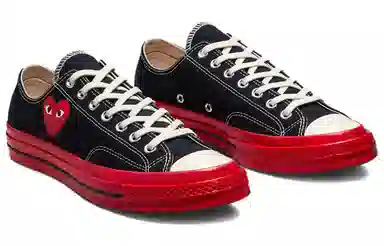 CDG x Converse 1970s Chuck Taylor All Star Ox Black Red