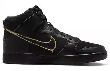 FAUST x Nike Dunk SB Pro QS Black Gold