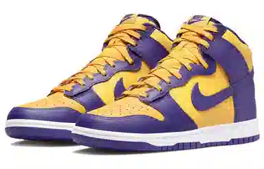 Nike Dunk High Lakers