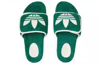 adidas x Gucci GG Slides Green