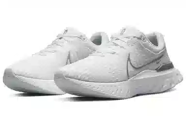 Nike React Infinity Run Flyknit 3 White Grey