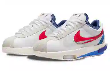 Sacai x Nike Cortez SP "White and University Red"