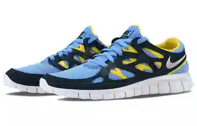 Nike Free Run 2.0 Blue Yellow