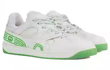 Gucci Basket Low White Green