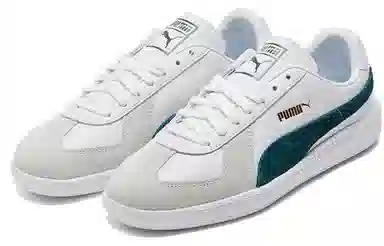 PUMA Army Trainer White Green