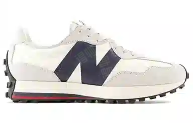 New Balance 327 White Blue Red