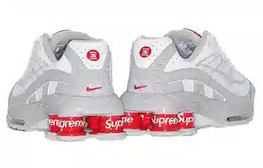 Supreme x Nike Shox Ride 2 White Grey Red