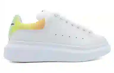 Alexander McQueen White Leather Sneakers