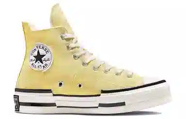Converse 1970s Chuck Taylor All Star Plus High Top Pale Yellow