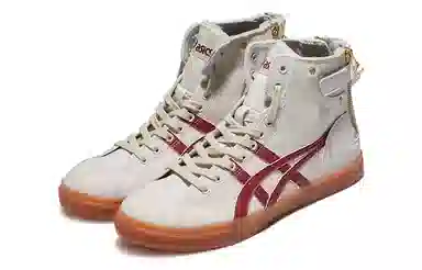 Asics Double Clutch High Top Grey Red