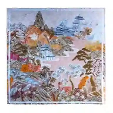 上海故事 双面印花 桑蚕丝 丝巾 女款 多色