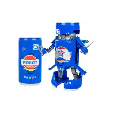 咕轹 易拉罐变形机器人 成品模型