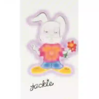 Drew House SS23 peace love Jackie ss tee off white T