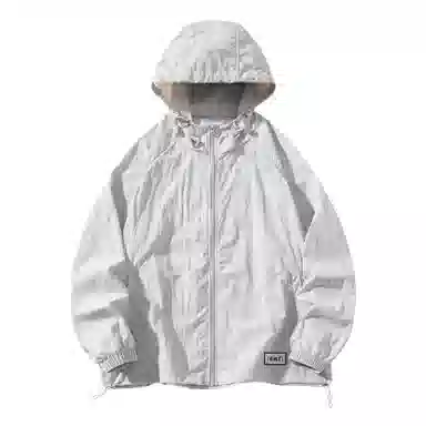 【dme】 美式潮流个性城市通勤登山跑步健身简约户外纯色连帽无性别主义外套 凉感透气速干防晒服 男女同款