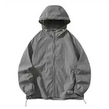 【dme】 美式潮流个性城市通勤登山跑步健身简约户外纯色连帽无性别主义外套 凉感透气速干防晒服 男女同款