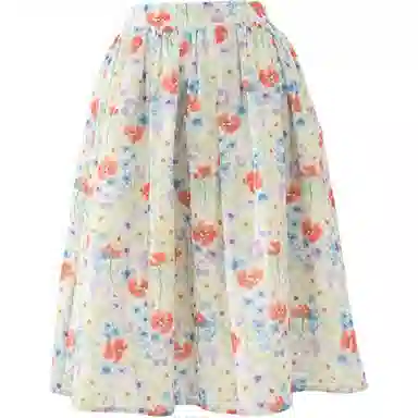 淑好百 碎花小清新宽松高腰时尚休闲长裙 女款