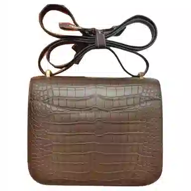 Hermes Constance Mini 19 Gris Elephant