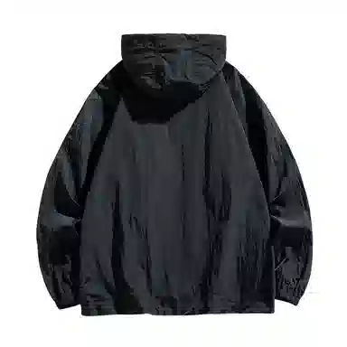 【dme】 美式潮流个性机能风登山跑步健身简约户外纯色凉感连帽轻薄通勤无性别主义外套防晒服 男女同款