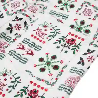 KENZO Festive Cotton Trousers