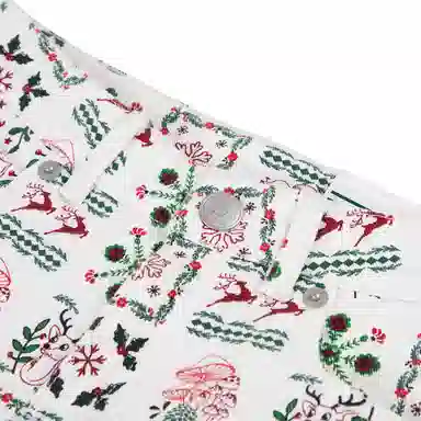 KENZO Festive Cotton Trousers