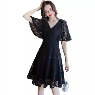 BrandName Lace A-Line Dress