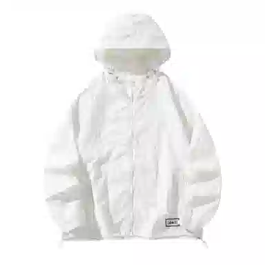 【dme】 美式潮流个性城市通勤登山跑步健身简约户外纯色连帽无性别主义外套 凉感透气速干防晒服 男女同款