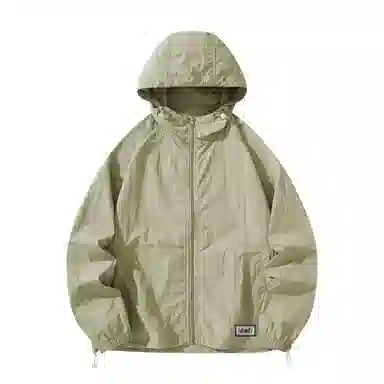 【dme】 美式潮流个性城市通勤登山跑步健身简约户外纯色连帽无性别主义外套 凉感透气速干防晒服 男女同款