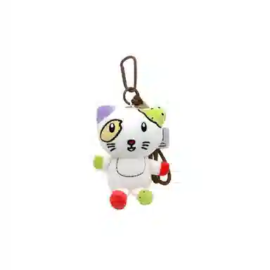 丹琴 搞怪丑萌小怪猫咪公仔 小众个性书包背包挂饰闺蜜玩偶钥匙扣 毛绒 挂件 男女同款情侣款