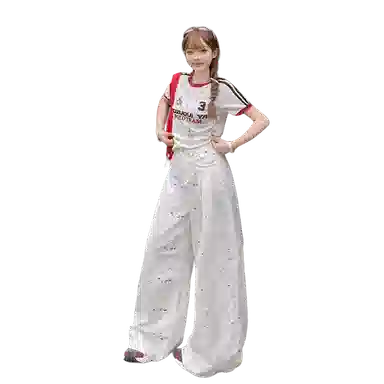 NVRFRGT Wide Leg Pants