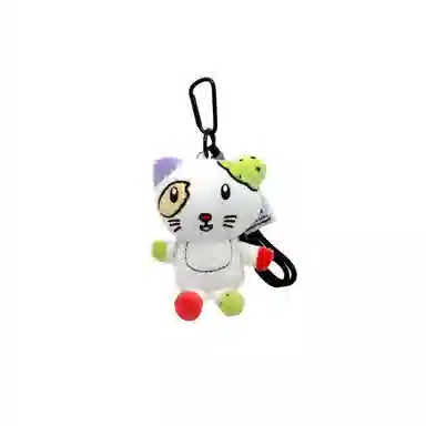 丹琴 搞怪丑萌小怪猫咪公仔 小众个性书包背包挂饰闺蜜玩偶钥匙扣 毛绒 挂件 男女同款情侣款