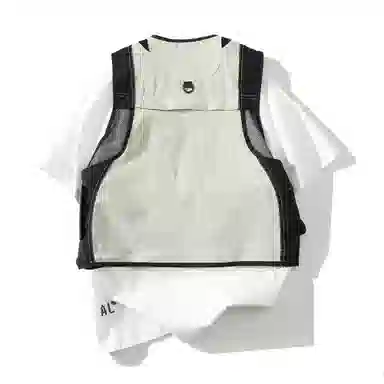 【dme】 美式机能风多口袋户外工装宽松百搭无袖上衣背心 男女同款