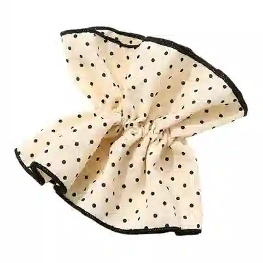 如花梦 早春高级感温柔气质波点大肠 布艺 发圈 女款