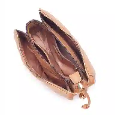 都宝路 百搭小香风菱格日常通勤气质质感精致小方包 合成革 单肩斜挎包 中号 女款 焦糖/红色/粉红